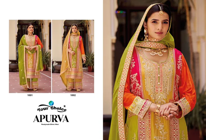 Apurva By Your Choice Karva Chauth Special Chinon Salwar Suits Wholesale Shop In Surat